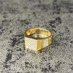 14k gouden ring heren model, Ophalen of Verzenden, Nieuw, Goud