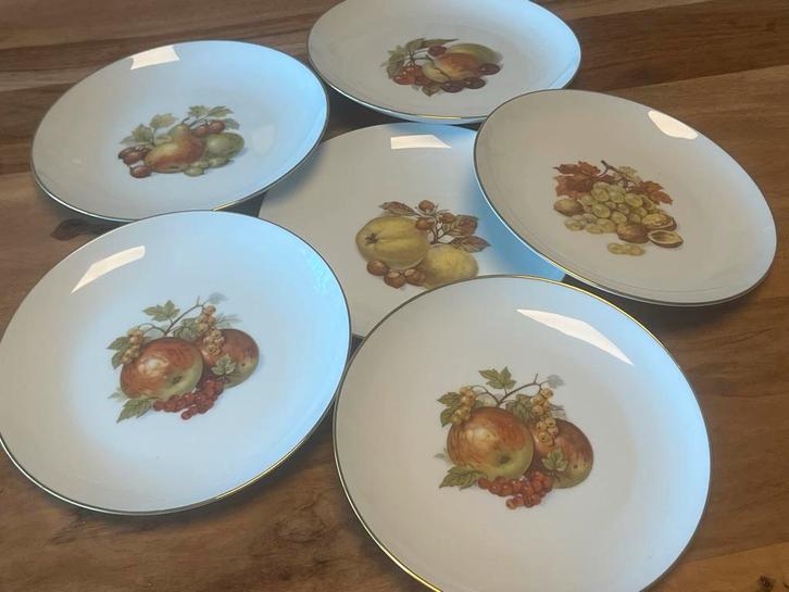 Vintage Fürstenberg Borden Set - 50s/60s, Antiek en Kunst, Antiek | Porselein, Ophalen of Verzenden