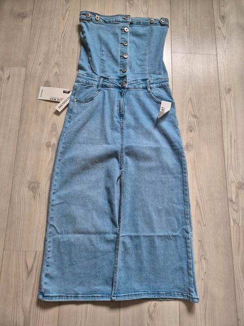 Nieuw met kaartjes toffe strapless spijkerjurk mt 40, Kleding | Dames, Jurken, Nieuw, Maat 38/40 (M), Blauw, Verzenden