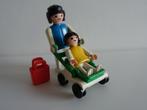 Playmobil, moeder met kind in kinderwagen, vintage, Ophalen of Verzenden, Gebruikt, Los playmobil
