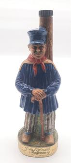 Vintage keramieke Vieux Calvados Montgommery beeld fles, Antiek en Kunst, Ophalen of Verzenden
