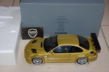 1:18 BMW M3 E46 GTR street phoenix yellow Minichamps WRH beschikbaar voor biedingen