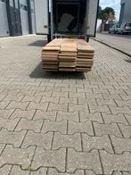 34 m2 eiken lamel parketvloer . 24 cm breed 15 mm dik, 2e hands product geen info, 2e hands product geen info, Gebruikt, 10 tot 30 cm