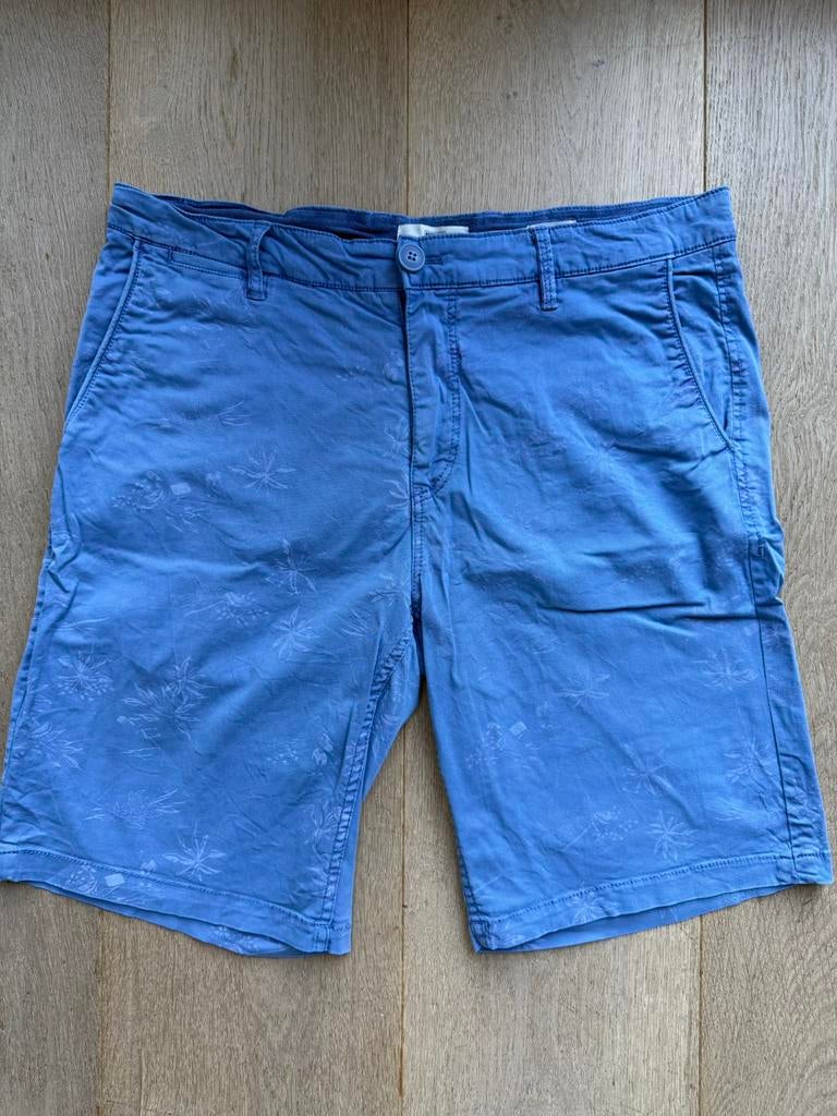 blauwe korte broek Steven maat L AMERICA TODAY, Ophalen of Verzenden, Gedragen, Maat 52/54 (L), Blauw