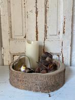 Houten decoratieve schaal Nieuw, Schaal, Rond, Nieuw, Ophalen of Verzenden
