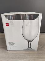 Hema bierglazen 49cl (set van 4), Ophalen, Nieuw, Bierglas