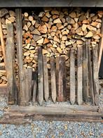 Hardhout hardhouten palen, Tuin en Terras, Palen, Balken en Planken, Ophalen, Minder dan 180 cm, Palen, Hardhout