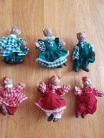 6 beertjes met mandje, Ophalen of Verzenden, Poppenhuis