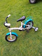Te koop kinderfiets met zijwieltjes. Kleur blauw en rose, Fietsen en Brommers, Fietsen | Kinderfietsjes, Ophalen