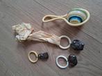 4 oude rammelaars, Antiek en Kunst, Antiek | Speelgoed, Ophalen of Verzenden
