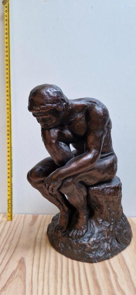 Beeld "De Denker", Antiek en Kunst, Kunst | Beelden en Houtsnijwerken, Ophalen of Verzenden