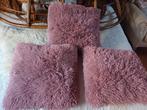 3 kussens 45x45cm, Huis en Inrichting, Woonaccessoires | Kussens, Ophalen of Verzenden, Zo goed als nieuw, Roze, Vierkant