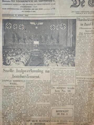 Ouden kranten uit 1929 voor en na de oorlog  beschikbaar voor biedingen