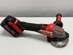 323199 Milwaukee M18 ONEFSAG125XB Haakse Slijper + 8Ah Accu, Doe-het-zelf en Verbouw, Ophalen of Verzenden, Minder dan 700 watt