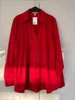 Rood satijnen blouse H&M XL NIEUW, Kleding | Dames, Blouses en Tunieken, H&M, Maat 46/48 (XL) of groter, Ophalen of Verzenden