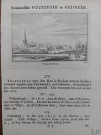 105 / Valkenburg nabij de Rijn Gravure A. Rademaker 1e druk, Antiek en Kunst, Ophalen of Verzenden