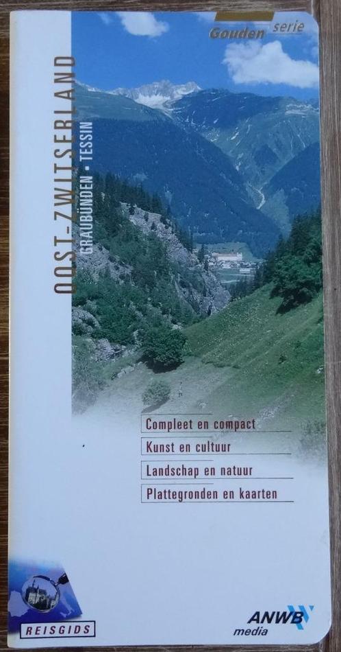 ANWB Gouden Reisgids Oost - Zwitserland Graubunden Tessin, Boeken, Reisgidsen, Zo goed als nieuw, Reisgids of -boek, Europa, ANWB