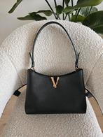 New Versace virtus black leather handbag, Ophalen, Nieuw, Zwart, Handtas