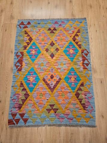 Handgeweven oosterse wollen kelim 117x86 beschikbaar voor biedingen