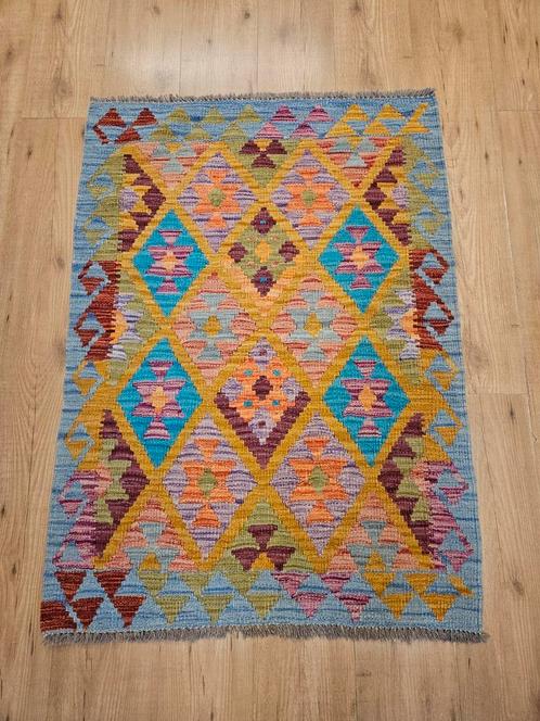 Handgeweven oosterse wollen kelim 117x86, Huis en Inrichting, Stoffering | Tapijten en Kleden, Nieuw, 50 tot 100 cm, 100 tot 150 cm