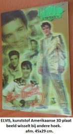 ELVIS PRESLEY, unieke 3D harde poster uit 1999, Ophalen of Verzenden, Nieuw, Poster, Artwork of Schilderij