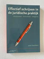 Effectief schrijven in de juridische praktijk, Ophalen, Joost Swanborn, Sociale wetenschap, Nieuw