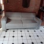 Grijze stoffen bank - 195cm breed, Ophalen, Gebruikt, 150 tot 200 cm, Tweepersoons