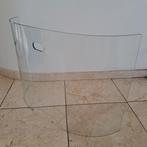 Gehard Glas Gebogen Haardscherm of Houtkachelscherm., Huis en Inrichting, Haarden, Ophalen, Gebruikt, Vrijstaande haard