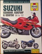 Haynes Suzuki manual GSX600F, 750F,  GSX750 1998-2002, Motoren, Handleidingen en Instructieboekjes, Ophalen of Verzenden, Suzuki