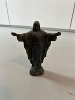 Bronzen Jezus Figuur - 14x10 cm, Ophalen