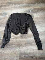 Crop top, Zwart, Nieuw, Ophalen of Verzenden, Lange mouw