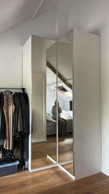 Ikea PAX hoekelement met spiegeldeuren