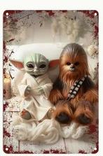 metalen afbeelding  Star wars plaat 20 bij 30 cm Yoda, Verzenden, Nieuw, Overige typen
