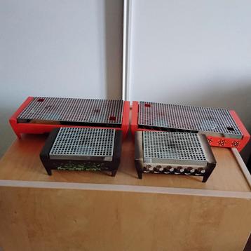 4 x Vintage Brabantia rechaud warmhoudplaatje  beschikbaar voor biedingen