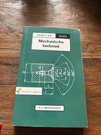 Tabellenboek mechanische techniek, Boeken, Schoolboeken, Gelezen, Overige vakken, A.C. Bruinshoofd, Ophalen of Verzenden