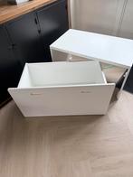 SMASTAD ikea tafel Bank met uittreklade speelgoed kussen, Gebruikt, Kast, 50 tot 70 cm, 75 tot 100 cm