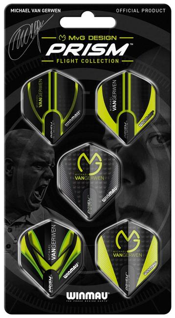 Dart Flights Winmau MvGerwen Prism beschikbaar voor biedingen