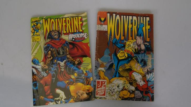 2x Wolverine stripboeken – Junior Press, Nederlandstalig, Boeken, Stripboeken, Gelezen, Meerdere stripboeken, Ophalen of Verzenden