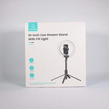USAMS ZB323 Selfie Tripod (2.3m) with LED Light - Nieuw beschikbaar voor biedingen
