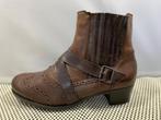 Rieker, maat 37 lichtgewicht, bruine cowboy style laarsjes, Bruin, Verzenden, Lage of Enkellaarzen, Zo goed als nieuw