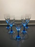 Vintage bormioli rocco wijnglazen, Ophalen of Verzenden, Gebruikt
