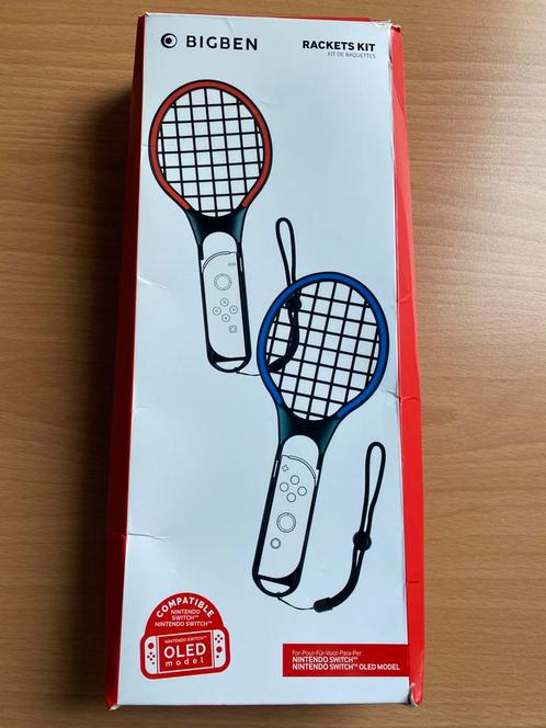 Joy-Con Tennis Rackets Kit, Spelcomputers en Games, Games | Nintendo 2DS en 3DS, Zo goed als nieuw, Vanaf 3 jaar, Verzenden