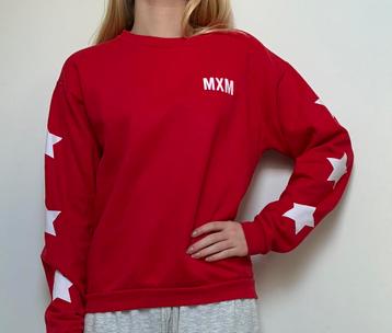 Rode sweater van Mopje x Mopje maat S beschikbaar voor biedingen