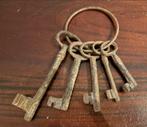 Antieke sleutelbos, Antiek en Kunst, Ophalen of Verzenden