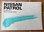 Instructieboekje Nissan Patrol Y60, Auto diversen, Ophalen of Verzenden
