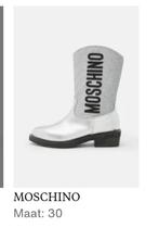 Laarzen Moschino zilver maat 30, Ophalen of Verzenden, Zo goed als nieuw, Meisje, Laarzen