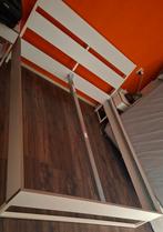 Trysil bedframe met evt. matras, zonder lattenbodems, Ophalen, Gebruikt, Wit, Twijfelaar