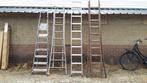 4 gebruikde ladders altrex etc., Doe-het-zelf en Verbouw, Ladders en Trappen, Ophalen of Verzenden, 4 meter of meer
