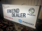 Piaggio lichtbak Erkend Dealer Vespa puch gilera  piaggio, Ophalen of Verzenden, Zo goed als nieuw, Lichtbak of (neon) lamp
