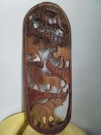 2784) mooie houten wanddecoratie  Bic 5    46x17cm, Ophalen of Verzenden, Zo goed als nieuw